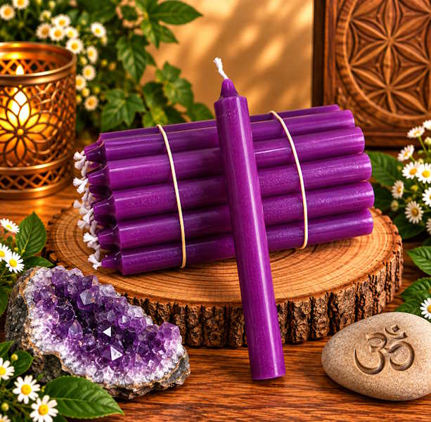 Vela bujía morada